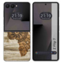 Funda Silicona para Samsung Galaxy Z Flip 7 5G diseño Madera 07 Dibujos