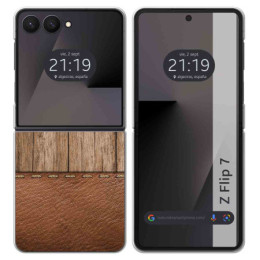 Funda Silicona para Samsung Galaxy Z Flip 7 5G diseño...
