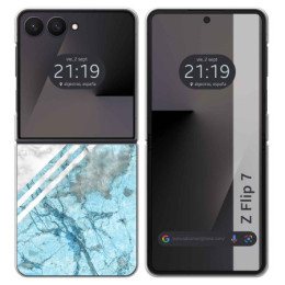 Funda Silicona para Samsung Galaxy Z Flip 7 5G diseño...