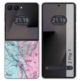 Funda Silicona para Samsung Galaxy Z Flip 7 5G diseño...