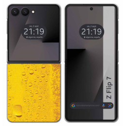 Funda Silicona para Samsung Galaxy Z Flip 7 5G diseño...