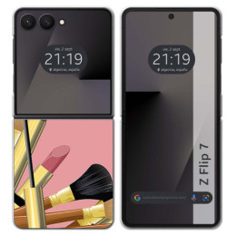 Funda Silicona para Samsung Galaxy Z Flip 7 5G diseño...