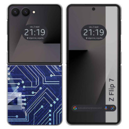 Funda Silicona para Samsung Galaxy Z Flip 7 5G diseño...