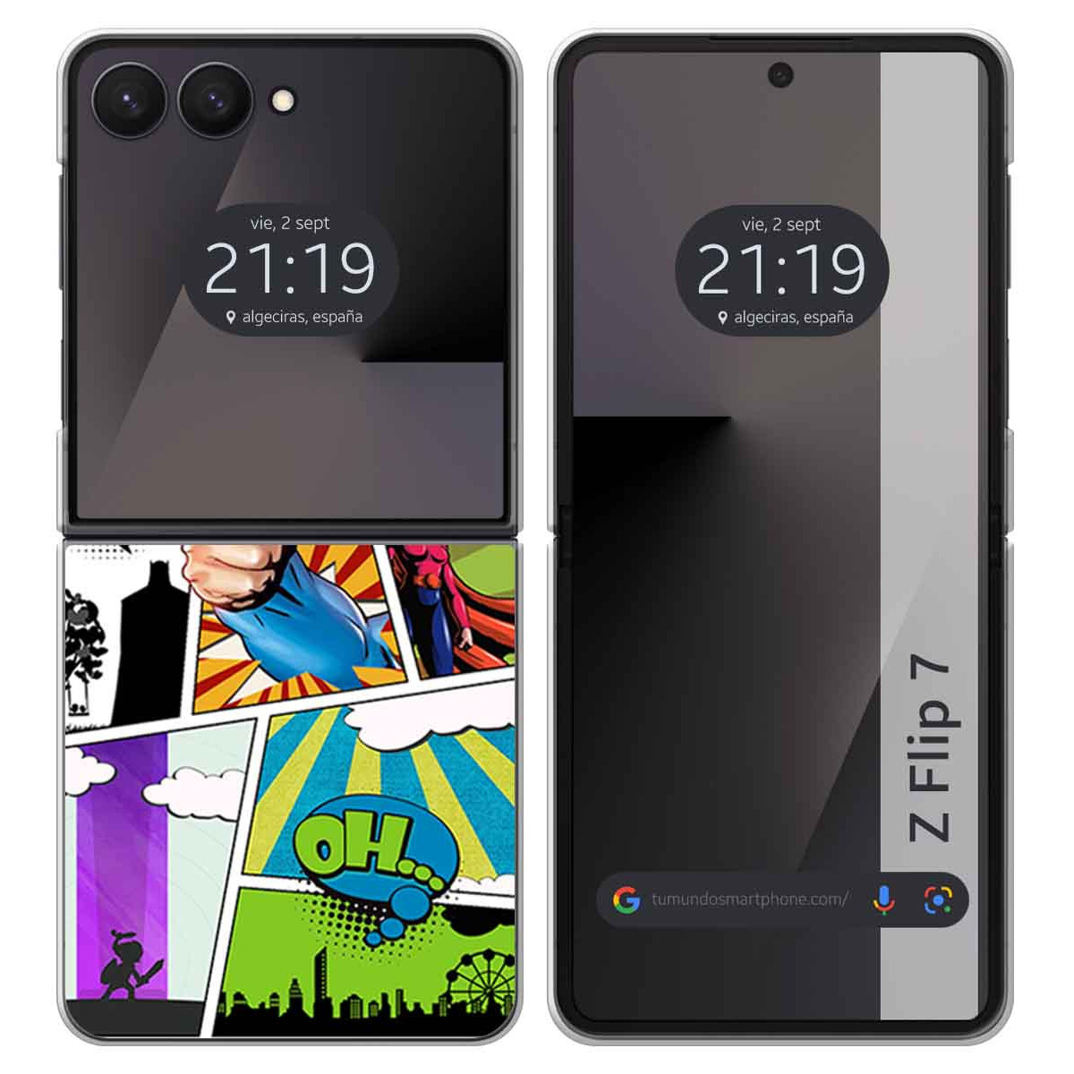 Funda Silicona para Samsung Galaxy Z Flip 7 5G...