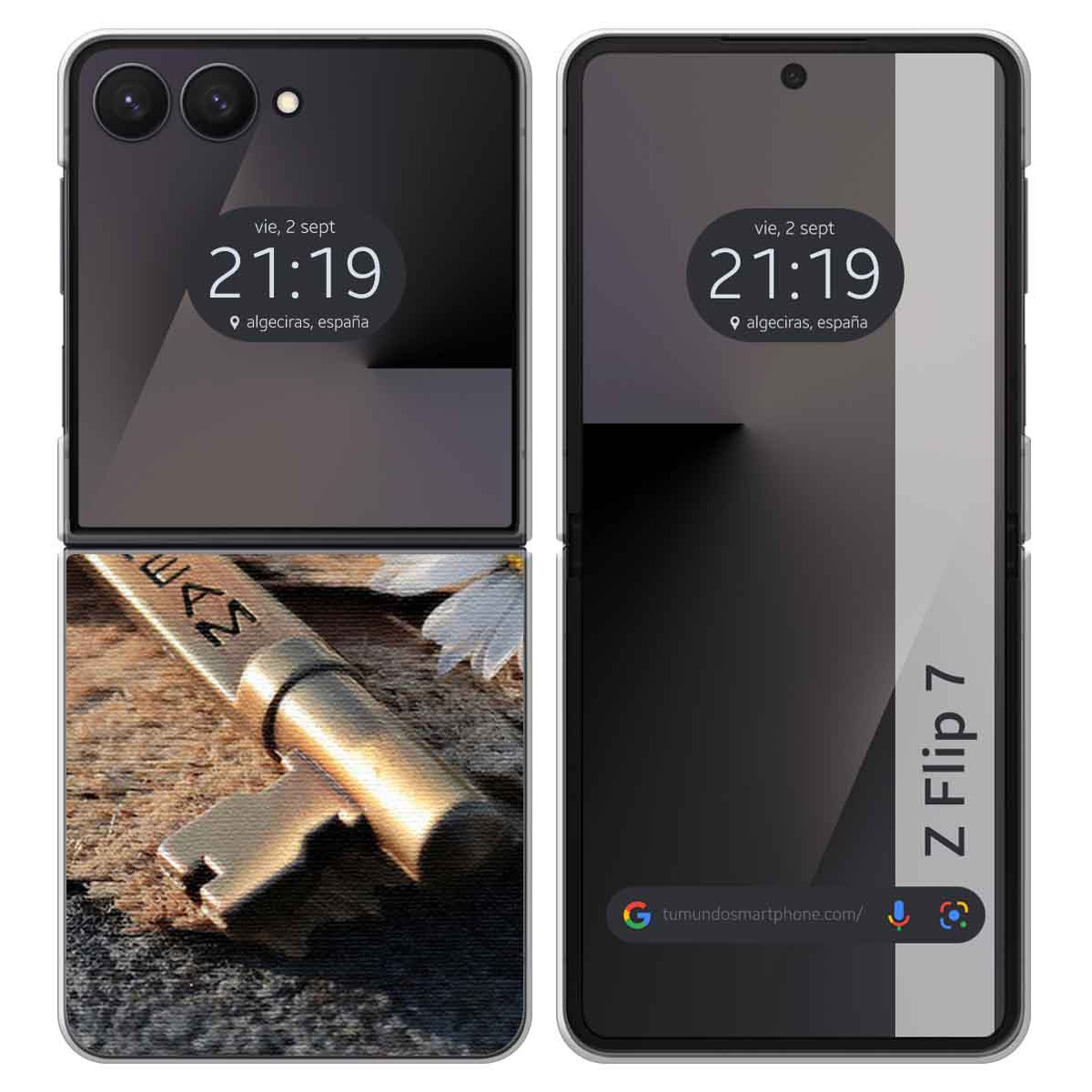 Funda Silicona para Samsung Galaxy Z Flip 7 5G...