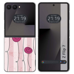 Funda Silicona para Samsung Galaxy Z Flip 7 5G diseño...