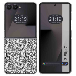 Funda Silicona para Samsung Galaxy Z Flip 7 5G diseño...