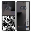 Funda Silicona para Samsung Galaxy Z Flip 7 5G diseño Snow Camuflaje Dibujos