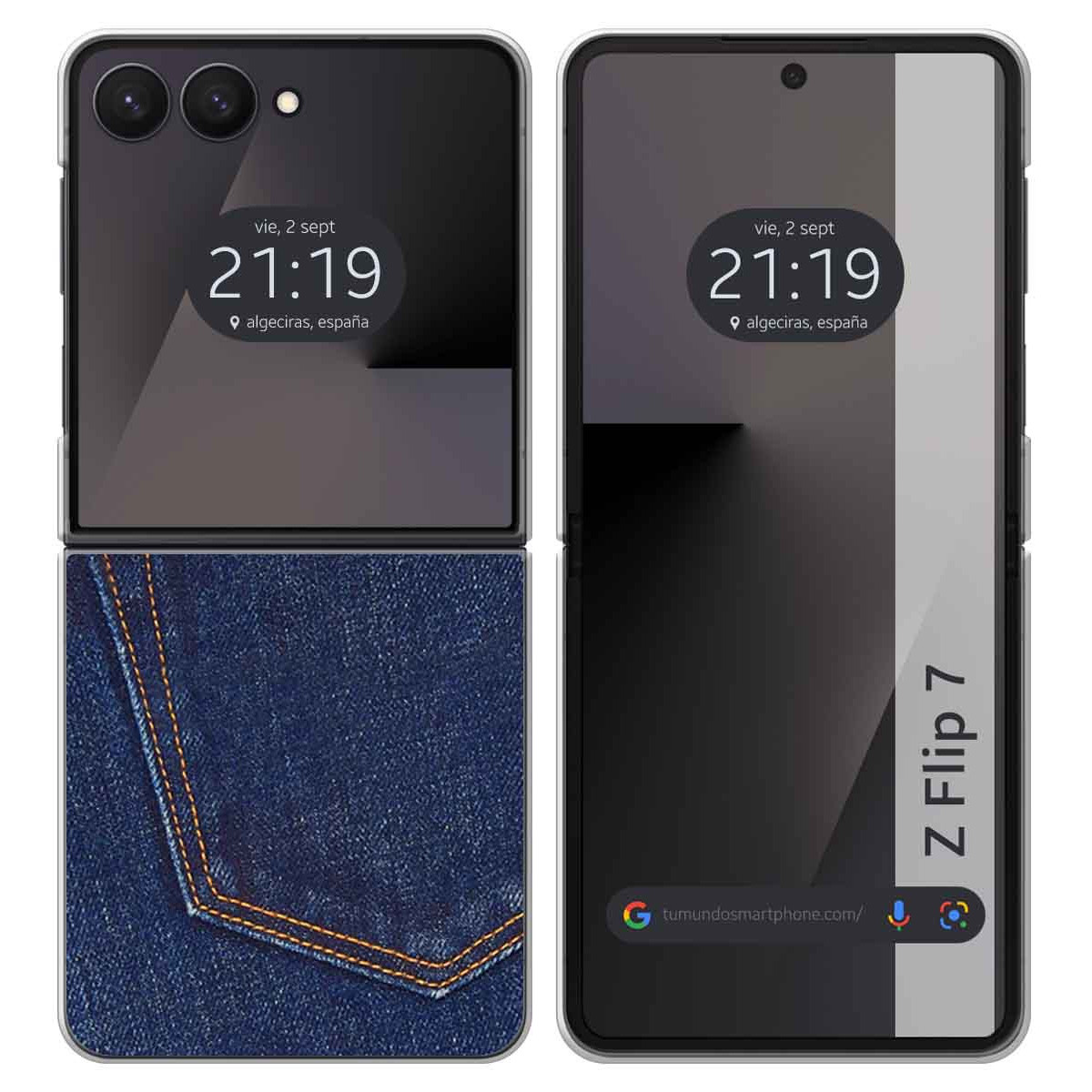 Funda Silicona para Samsung Galaxy Z Flip 7 5G...