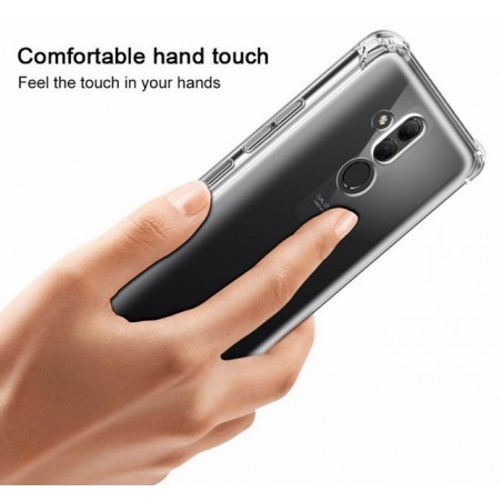 Funda Gel Tpu Anti-Shock Transparente para Huawei Mate 20 Lite