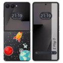 Funda Silicona para Samsung Galaxy Z Flip 7 5G diseño Espacio Dibujos