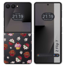 Funda Silicona para Samsung Galaxy Z Flip 7 5G diseño...