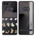 Funda Silicona para Samsung Galaxy Z Flip 7 5G diseño Perros Dibujos