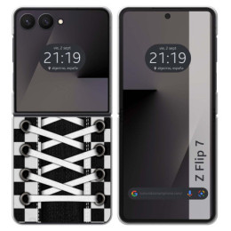 Funda Silicona para Samsung Galaxy Z Flip 7 5G diseño...