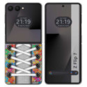 Funda Silicona para Samsung Galaxy Z Flip 7 5G diseño Zapatillas 04 Dibujos