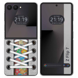 Funda Silicona para Samsung Galaxy Z Flip 7 5G diseño...