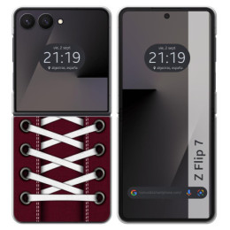 Funda Silicona para Samsung Galaxy Z Flip 7 5G diseño...