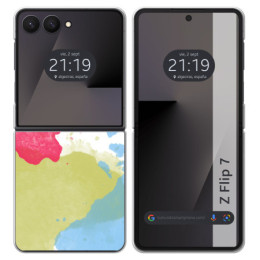 Funda Silicona para Samsung Galaxy Z Flip 7 5G diseño...