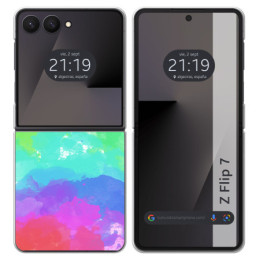 Funda Silicona para Samsung Galaxy Z Flip 7 5G diseño...