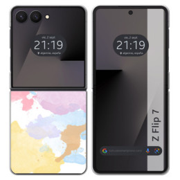 Funda Silicona para Samsung Galaxy Z Flip 7 5G diseño...