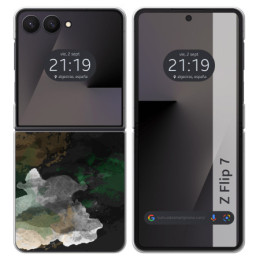Funda Silicona para Samsung Galaxy Z Flip 7 5G diseño...