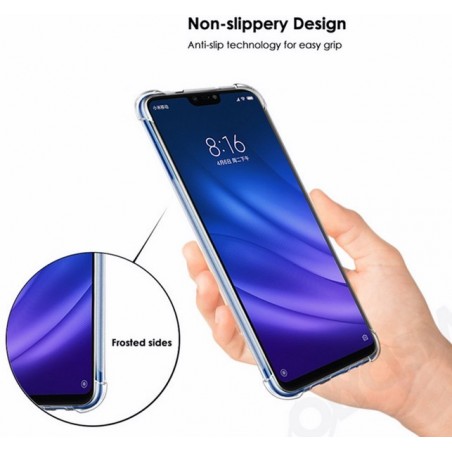 Funda Gel Tpu Anti-Shock Transparente para Xiaomi Mi 8 Lite