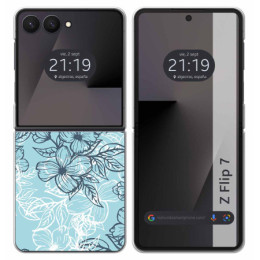 Funda Silicona para Samsung Galaxy Z Flip 7 5G diseño...
