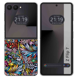 Funda Silicona para Samsung Galaxy Z Flip 7 5G diseño...