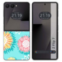 Funda Silicona para Samsung Galaxy Z Flip 7 5G diseño Flores 05 Dibujos