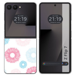 Funda Silicona para Samsung Galaxy Z Flip 7 5G diseño...