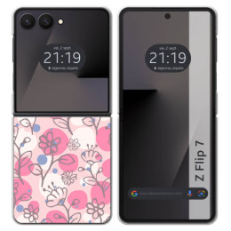 Funda Silicona para Samsung Galaxy Z Flip 7 5G diseño...
