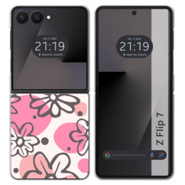 Funda Silicona para Samsung Galaxy Z Flip 7 5G diseño...