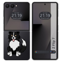 Funda Silicona para Samsung Galaxy Z Flip 7 5G diseño...