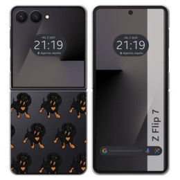 Funda Silicona para Samsung Galaxy Z Flip 7 5G diseño...