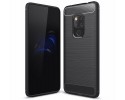 Funda Gel Tpu Tipo Carbon Negra para Huawei Mate 20