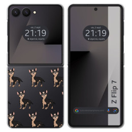 Funda Silicona para Samsung Galaxy Z Flip 7 5G diseño...