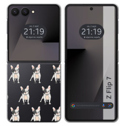 Funda Silicona para Samsung Galaxy Z Flip 7 5G diseño...