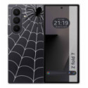 Funda Silicona Transparente para Samsung Galaxy Z Fold 7 5G diseño Araña Dibujos