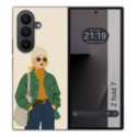 Funda Silicona para Samsung Galaxy Z Fold 7 5G diseño Mujer 03 Dibujos