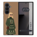 Funda Silicona para Samsung Galaxy Z Fold 7 5G diseño Mujer 08 Dibujos