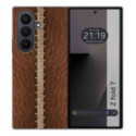 Funda Silicona para Samsung Galaxy Z Fold 7 5G diseño Cuero 01 Dibujos