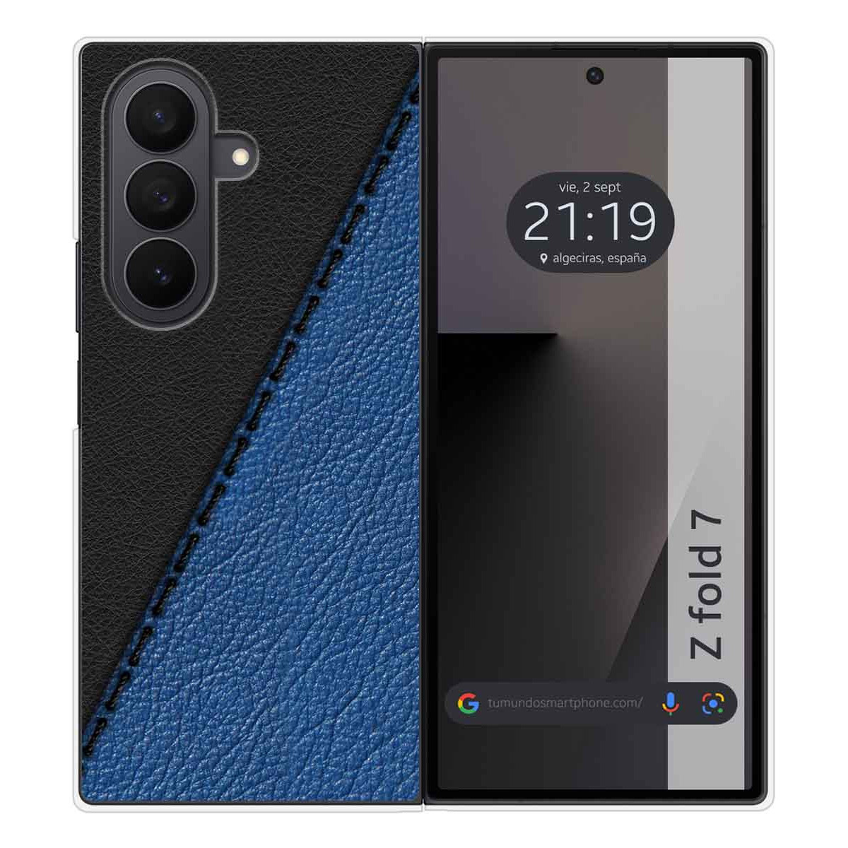 Funda Silicona para Samsung Galaxy Z Fold 7 5G diseño Cuero 02 Dibujos