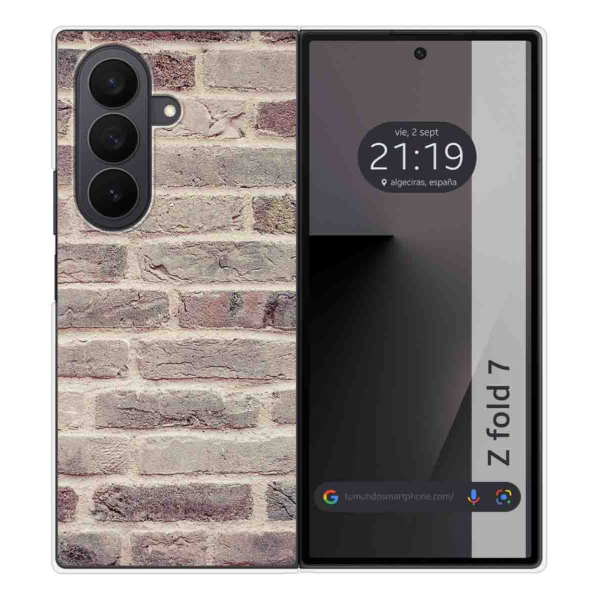 Funda Silicona para Samsung Galaxy Z Fold 7 5G diseño Ladrillo 01 Dibujos