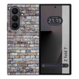 Funda Silicona para Samsung Galaxy Z Fold 7 5G diseño Ladrillo 02 Dibujos
