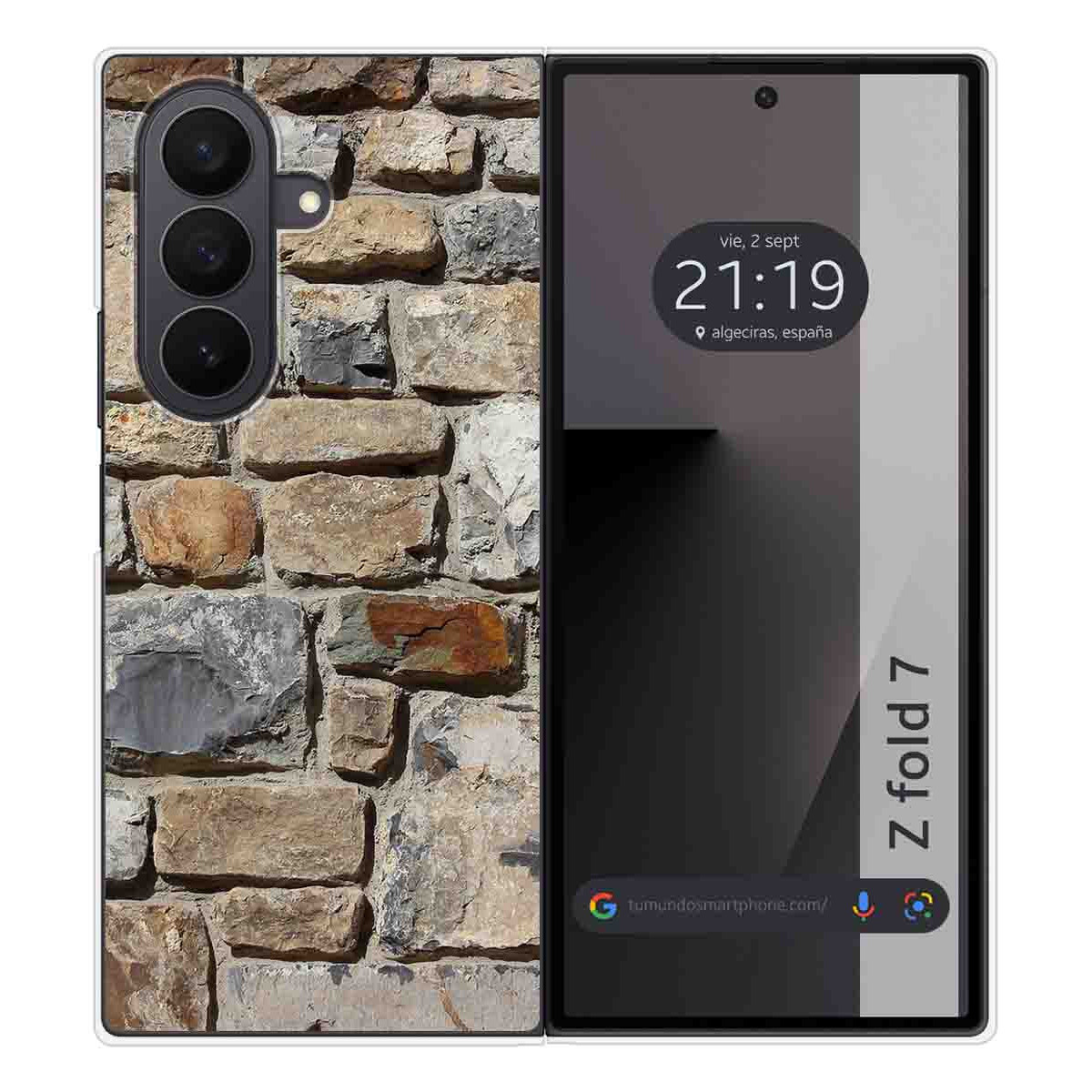 Funda Silicona para Samsung Galaxy Z Fold 7 5G diseño Ladrillo 03 Dibujos