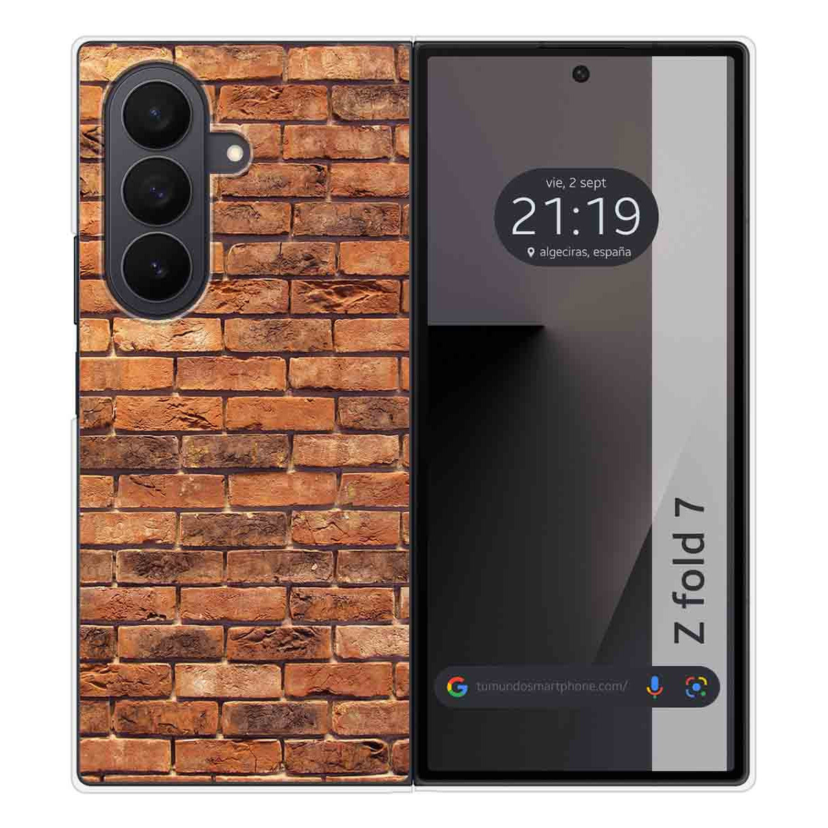 Funda Silicona para Samsung Galaxy Z Fold 7 5G diseño Ladrillo 04 Dibujos