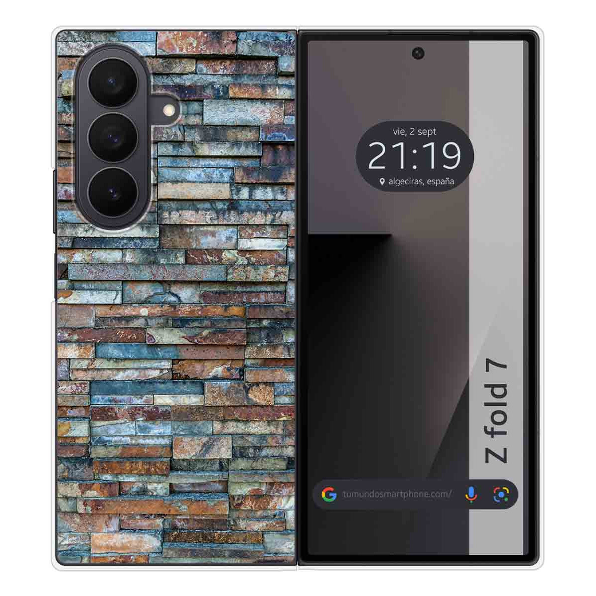 Funda Silicona para Samsung Galaxy Z Fold 7 5G diseño Ladrillo 05 Dibujos