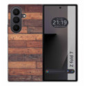 Funda Silicona para Samsung Galaxy Z Fold 7 5G diseño Madera 03 Dibujos
