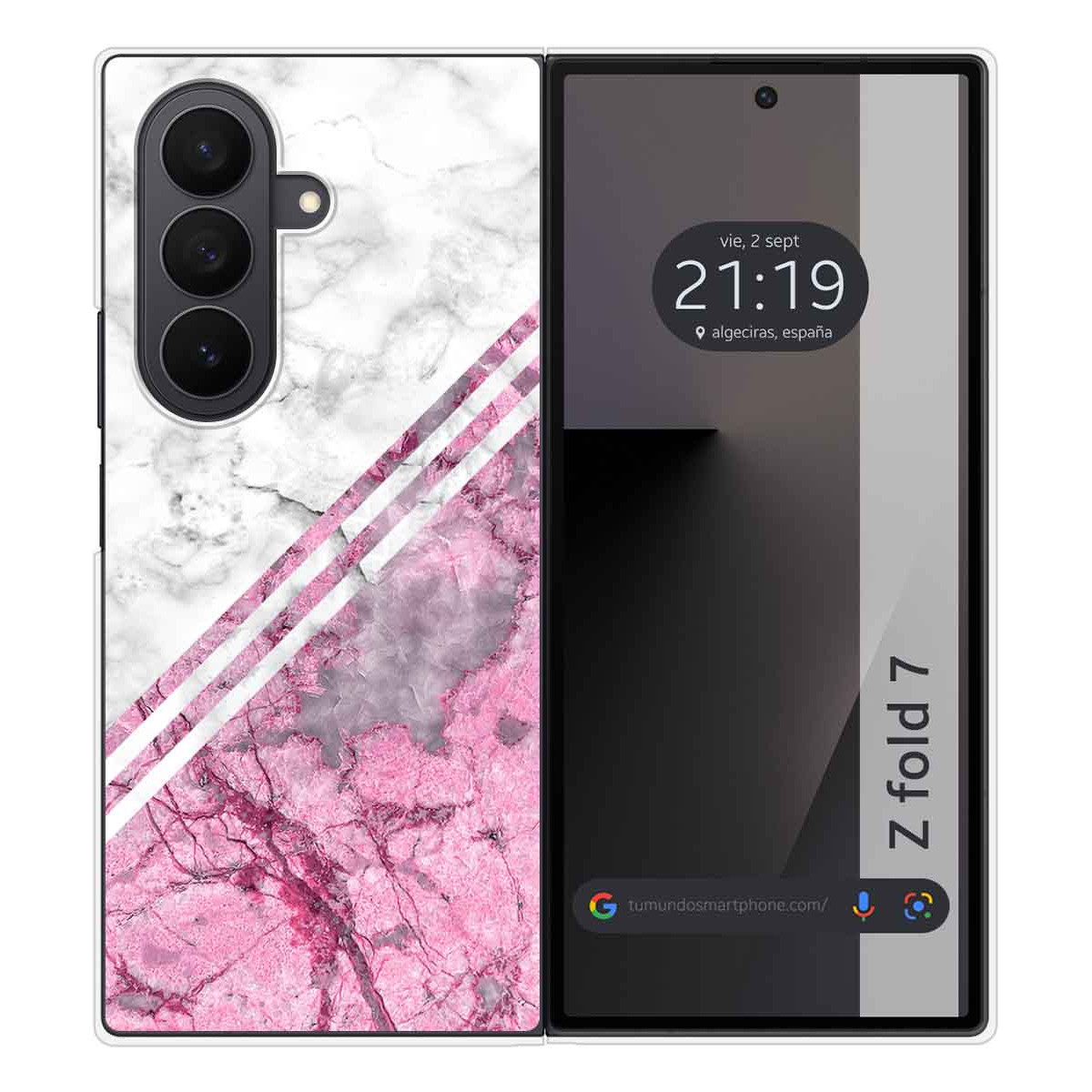 Funda Silicona para Samsung Galaxy Z Fold 7 5G diseño Mármol 03 Dibujos