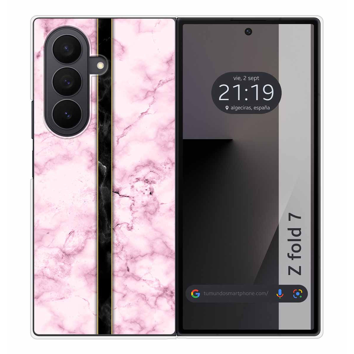 Funda Silicona para Samsung Galaxy Z Fold 7 5G diseño Mármol 04 Dibujos